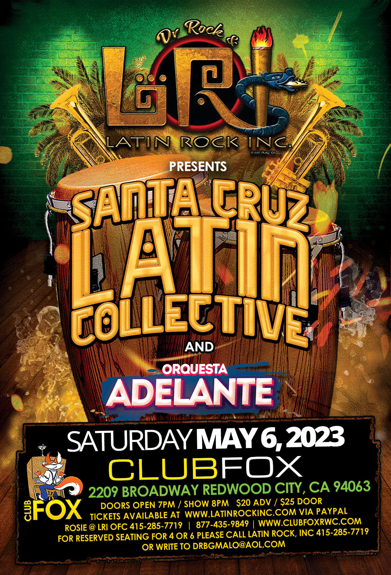 Santa Cruz Collective and Orquesta Adelante Show Poster