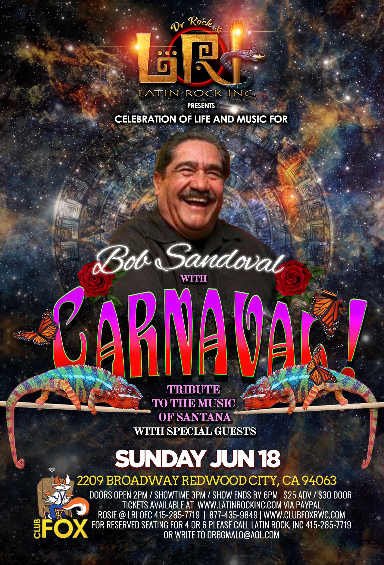 CARNAVAL, with Bob Sandoval