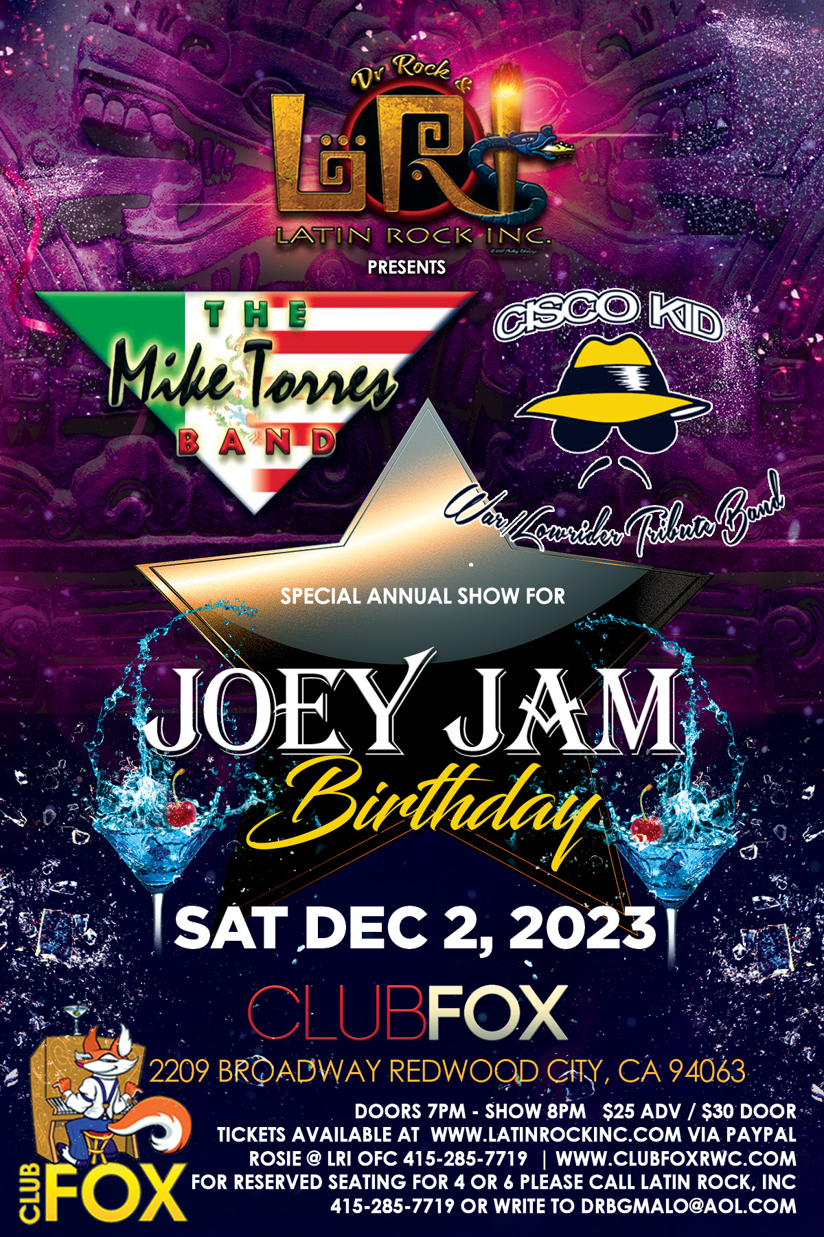 Special Annual Show for Joey Jam Birthday