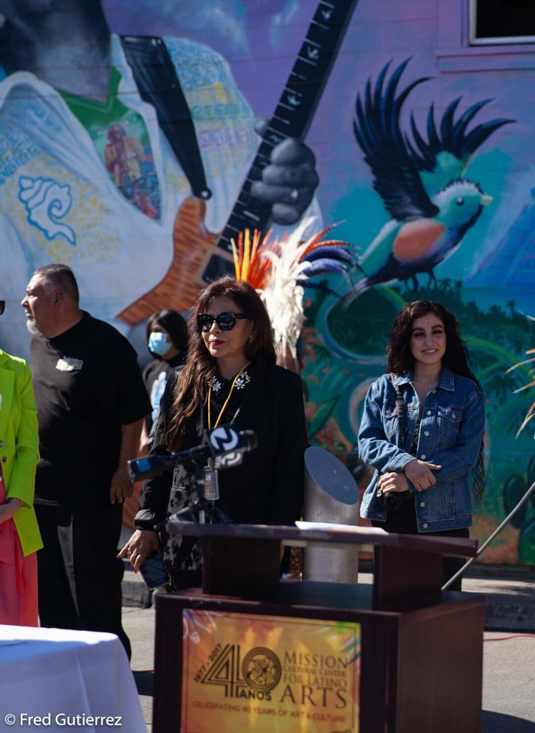La Familia Santana Mural Celebration